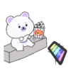Cute purple bear .MOV 21