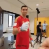 Punho dos jogadores da Argentina 9