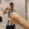 Punho dos jogadores da Argentina 10