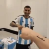 Punho dos jogadores da Argentina 12
