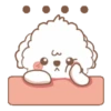 Белый щенок 16