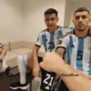 Punho dos jogadores da Argentina 15