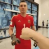 Punho dos jogadores da Argentina 16