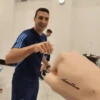 Punho dos jogadores da Argentina 18