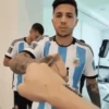 Punho dos jogadores da Argentina 19
