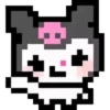 Pixeleados Kuromi ⚫🟣🎀 8
