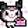 Pixeleados Kuromi ⚫🟣🎀 7