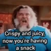 Crispy and juicy, now you're having a snack