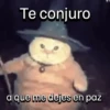 Te conjuro a que me dejes en paz
