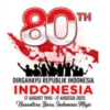 80TH DIRGAHAYU REPUBLIK INDONESIA INDONESIA 17 AUGUST 1945-17 AUGESIA 2025 Nusantara Baru, Indonesia Maju