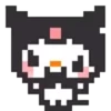 Pixeleados Kuromi ⚫🟣🎀 20