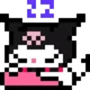 Pixeleados Kuromi ⚫🟣🎀 15