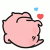 Quby Pentol x Piggy GIF 13
