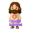 3D Jesus 立體耶穌動態貼圖 - 我愛主耶穌 I Love Jesus 10