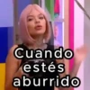 Cuando Vestés aburrido