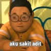 aku sakit adit
