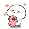 Quby Pentol x Piggy GIF 7