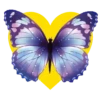 Mariposas en corazón amarillo 1 mov 6