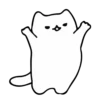 Gatito blanco mov 6