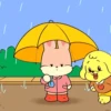 RAINY DAYS & GREETINGS BLANCA AT 10