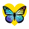 Mariposas en corazón amarillo 1 mov 18