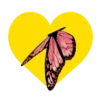 Mariposas en corazón amarillo 1 mov 22