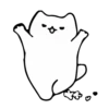 Gatito blanco mov 18