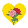 Flores en corazón amarillo mov 20