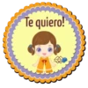 Niña linda con frases mov 18
