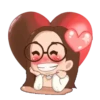 Variados cute en corazón 5 mov 8