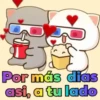 ध Por más días asi, a tu lado