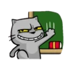 貓爪抓動起來抓動態 16