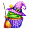 Cupcake de bruxa