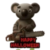 Rooftop Bear Halloween 2025 Sticker Pack 5