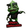 Rooftop Bear Halloween 2025 Sticker Pack 6