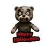 Rooftop Bear Halloween 2025 Sticker Pack 7
