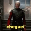 'cheguei'