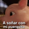 A soñar con mi puerquita