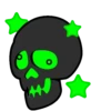 Tengkorak💀black skull 7
