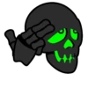 Tengkorak💀black skull 3