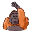 ORANG UTAN telegram GIF🐒 11