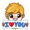 Stiker Gerak Love Story Bucin 14
