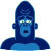 Gorilla stiker gerak Telegram🐒 14