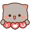 Stiker Gerak Peach Goma Gemoy 10