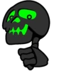 Tengkorak💀black skull 2