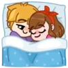 Stiker Gerak Love Story Bucin 13