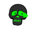 Tengkorak💀black skull 8