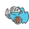 Capoo blue cat 6