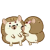 Stiker gerak landak 5