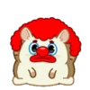 Stiker gerak landak 8